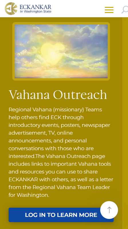 Eckankar in Washington State - mobile screenshot - vahana outreach