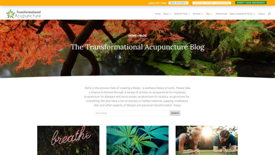 Transformational Acupuncture - - Desktop screenshot