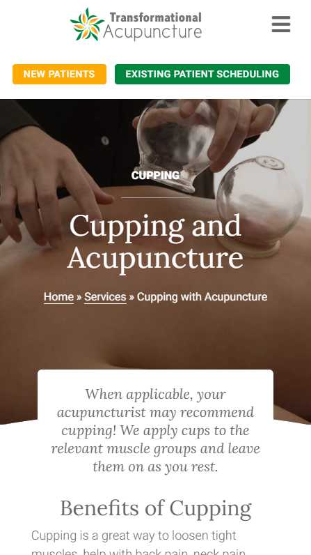 Transformational Acupuncture - - mobile screenshot