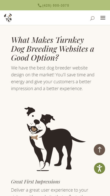 Mobile screenshot of Trunkey Dog Breeding Websites' Why Turnkey Website?  - What Makes TDBW a Good Option? 
